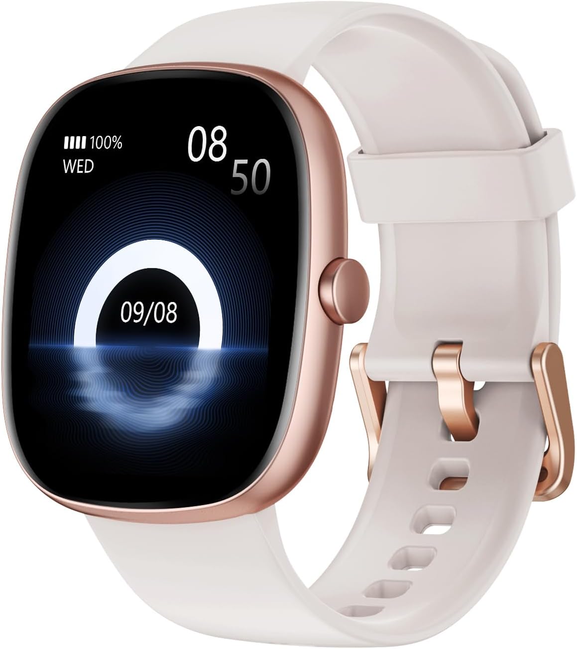 HUAKUA スマートウォッチ iPhone アンドロイド対応【新登場】Bluetooth通話機能付き Smart Watch 1.83インチ大画面 腕時計 100+運動モード