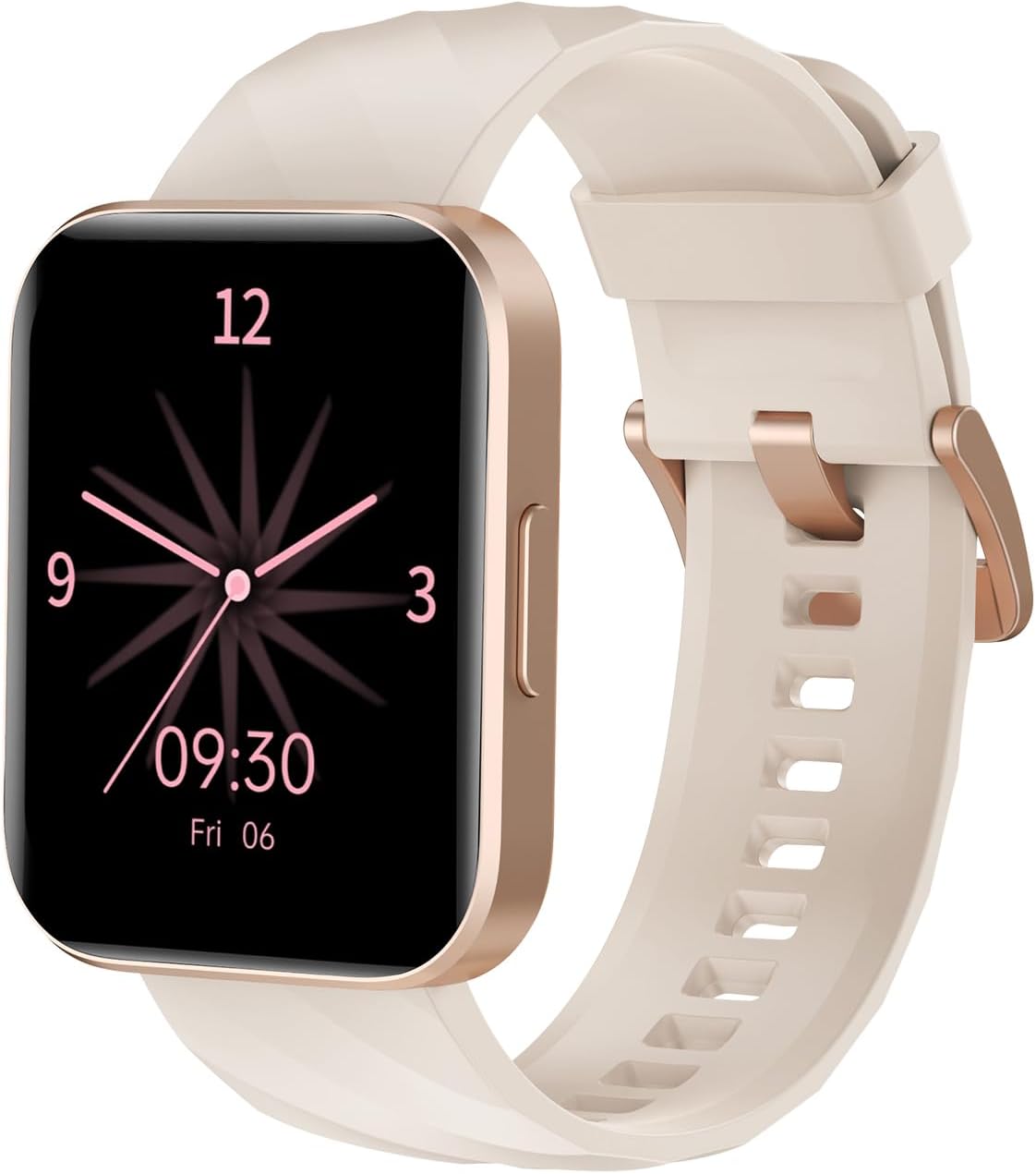 RUIMEN スマートウォッチ iPhone アンドロイド 対応 通話機能付き Smart Watch 1.85インチ大画面 レディース メンズ 腕時計 100+種類運動モード ゲーム 