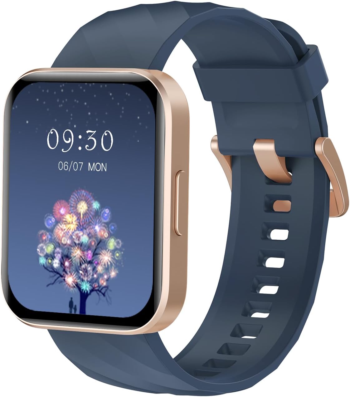 RUIMEN スマートウォッチ 通話機能付き Smart Watch 1.85インチ大画面  100+種類運動モード ゲーム 生理周期管理  長持ちバッテリー ストップウォッチ 