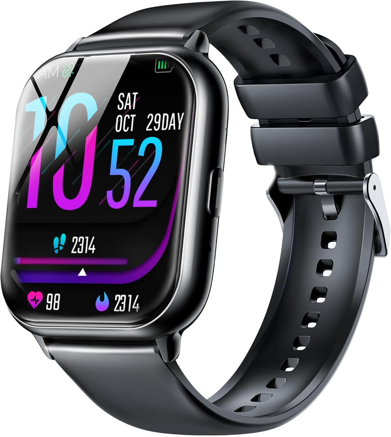 Bluetooth通話機能 業界HD大画面  Smart Watch  IP68生活防水 メッセージ通知 腕時計 天気予報 スポーツウォッチ レディース メンズ 多種類文字盤
