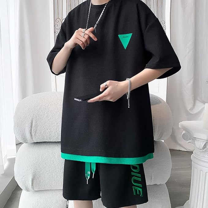 ジャージ メンズ 上下セット 半袖 tシャツ おおきいサイズ tシャツ ハーフパンツ カジュアル スポーツウェア ルームウェア おしゃれ 春 夏 秋 部屋着
