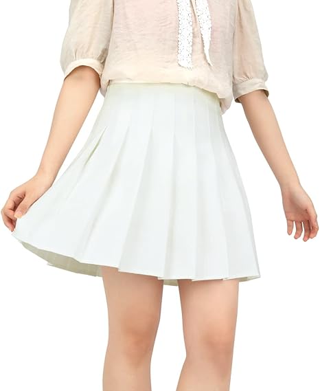 ByFshow]  制服 スカート 黒 プリーツスカート ミニ インナー付き ひざ丈 無地 通学 ハイウェスト ひざ丈 コスチューム セーラー服 卒業式