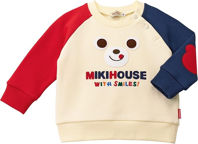  [ミキハウス]  トレーナー スウェット 長袖 男の子 女の子 ベビー キッズ 子供服 10-5610-579